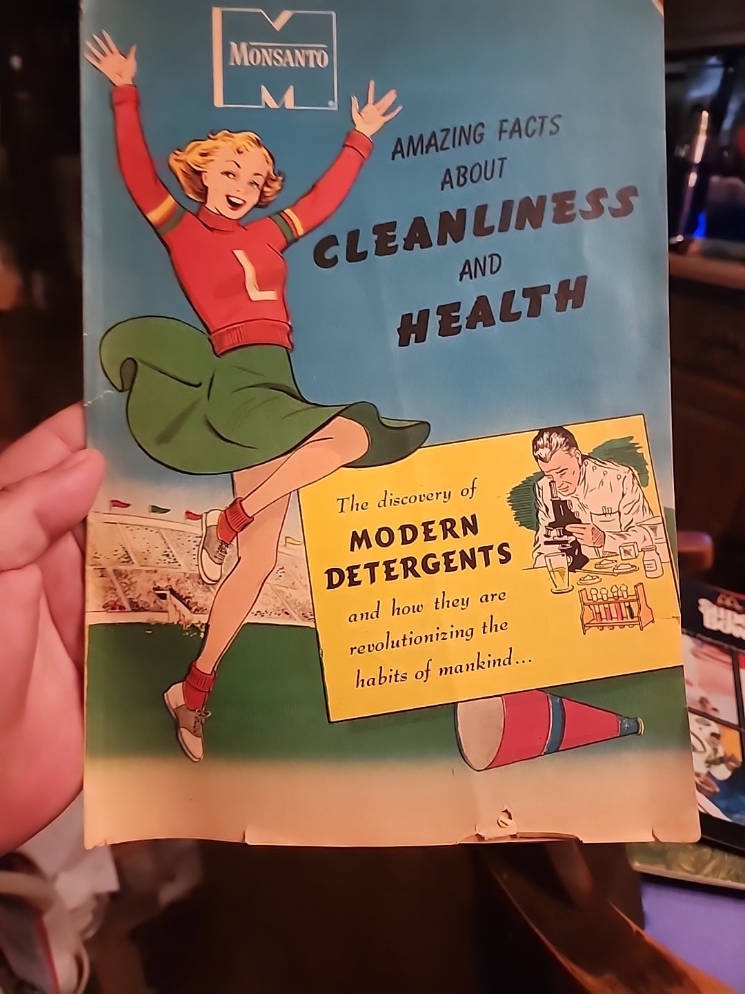 Amazing Facts About Cleanliness and Health circa 1950s comics detergent soap