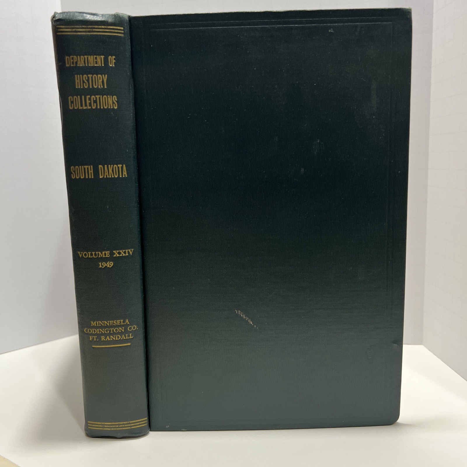 South Dakota Department Historical Collections, Vol. XXIV, 1949, Hardcover