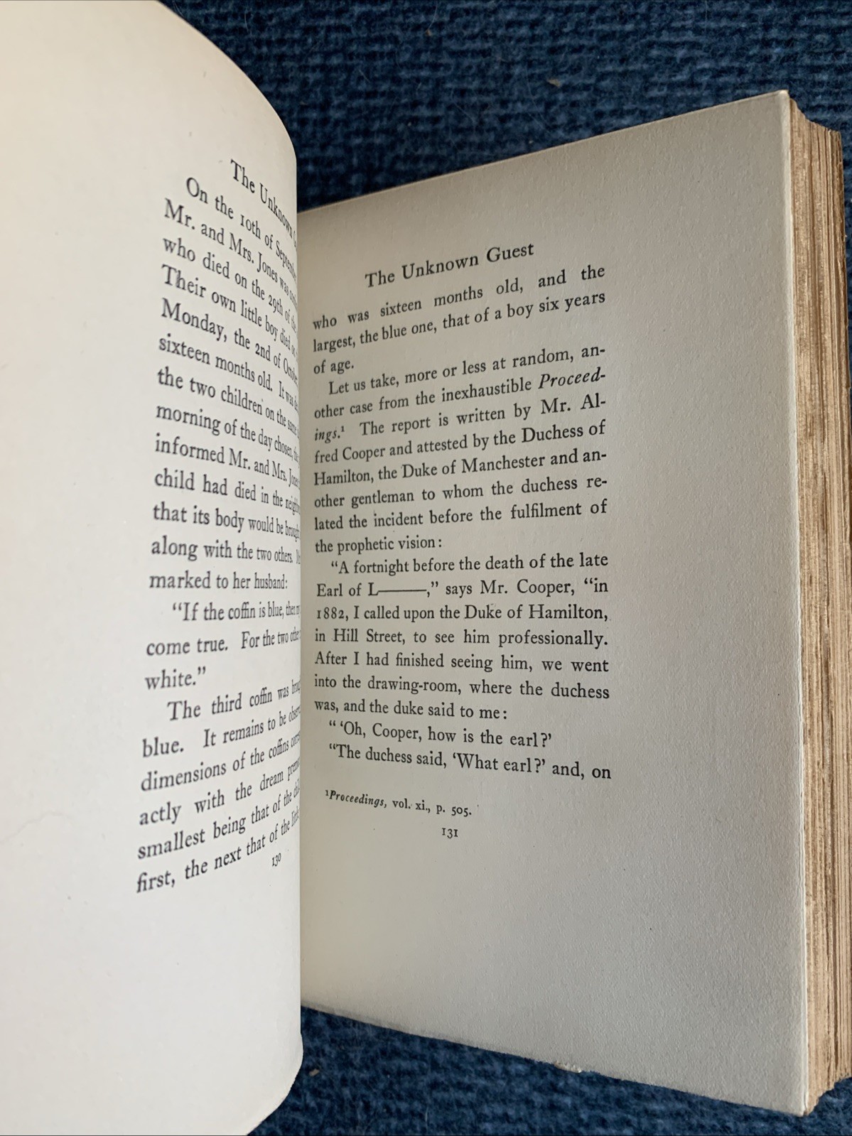 Maurice Masterlinck : The Unknown Guest : Dodd, Mead 1914 : HC, Antiquarian