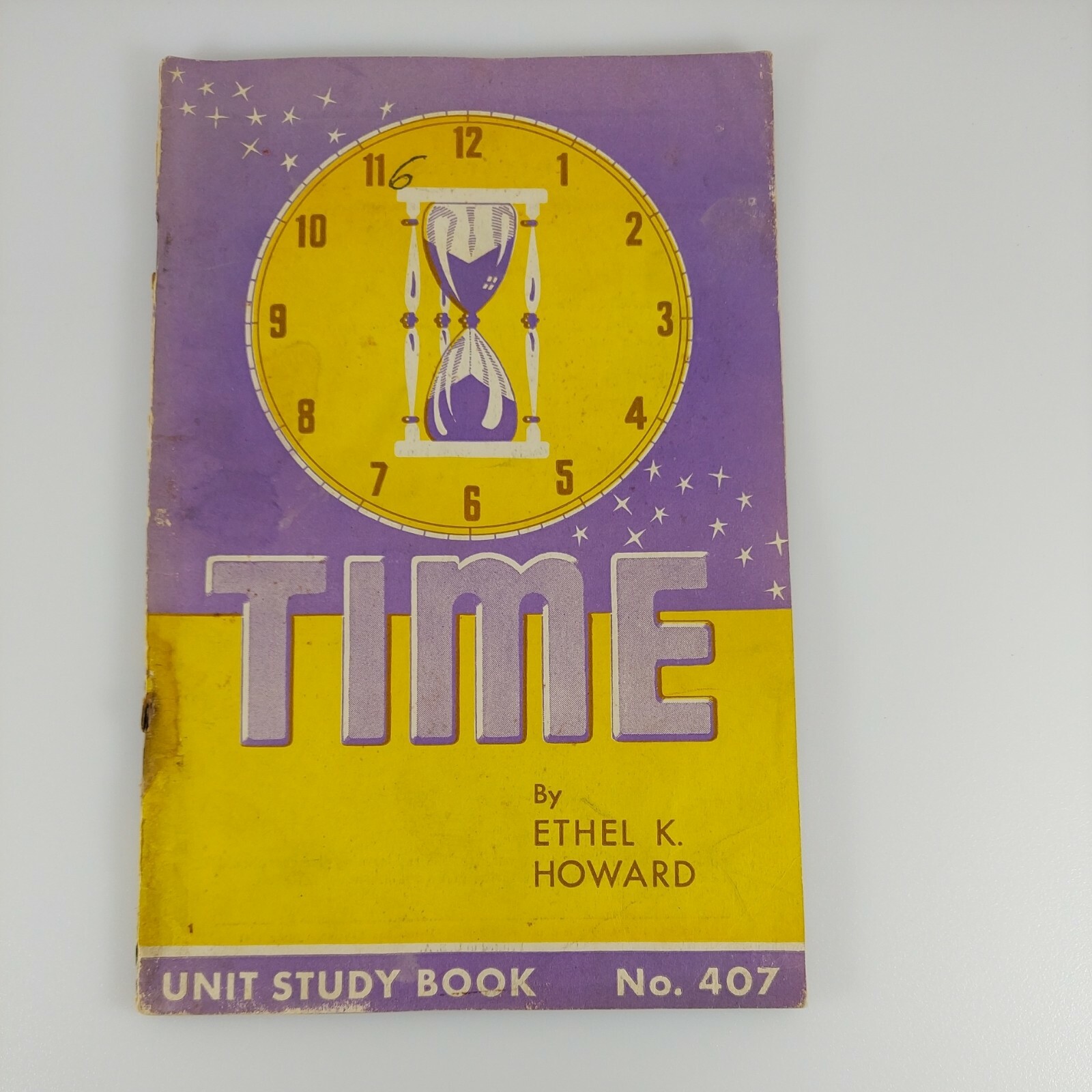 Time, Ethel K. Howard, Unit Study Book 407, 1942 Educational Book
