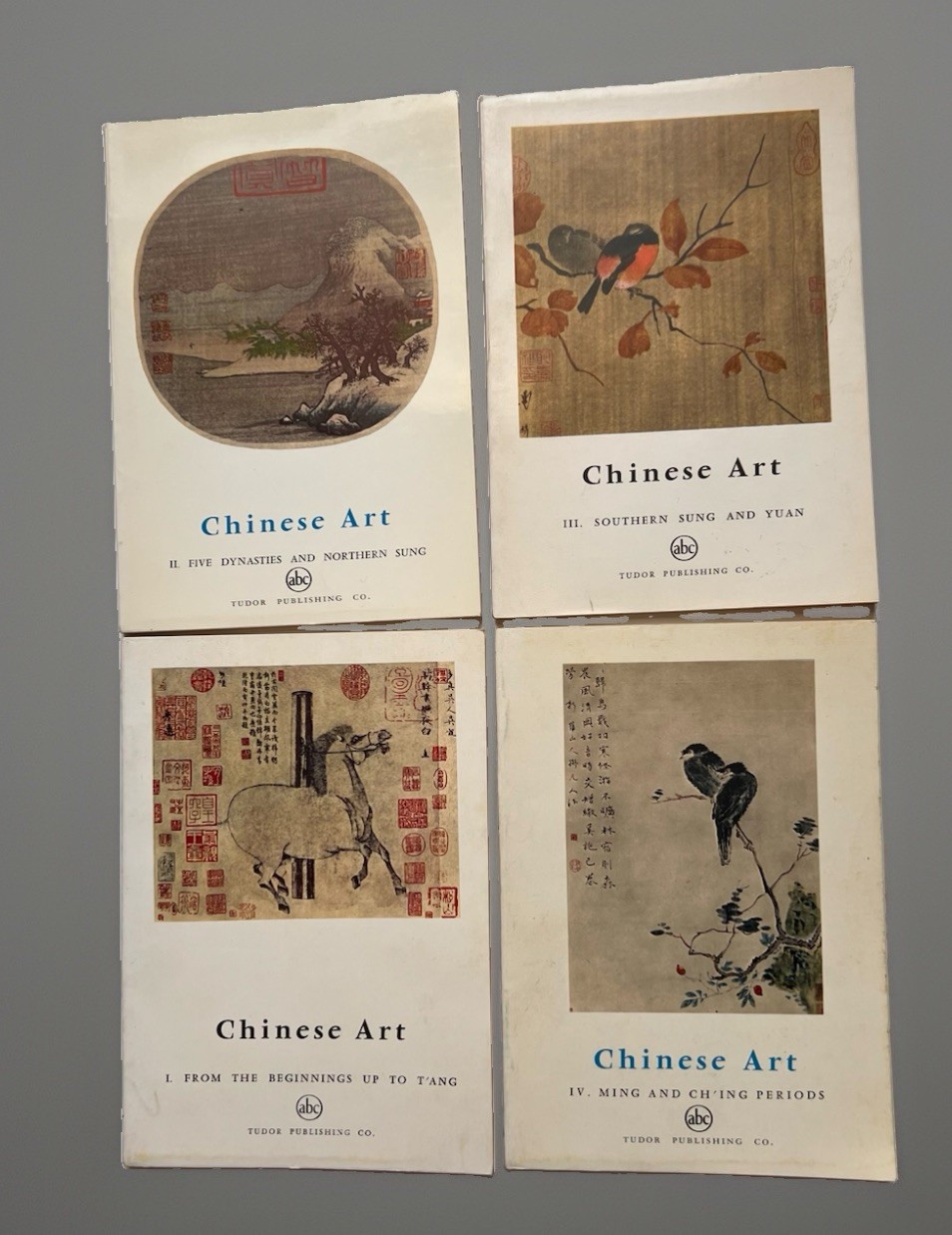 Vintage 1961 Chinese Art Complete 4-Volume Set ABC Tudor Publishing Pocket Books