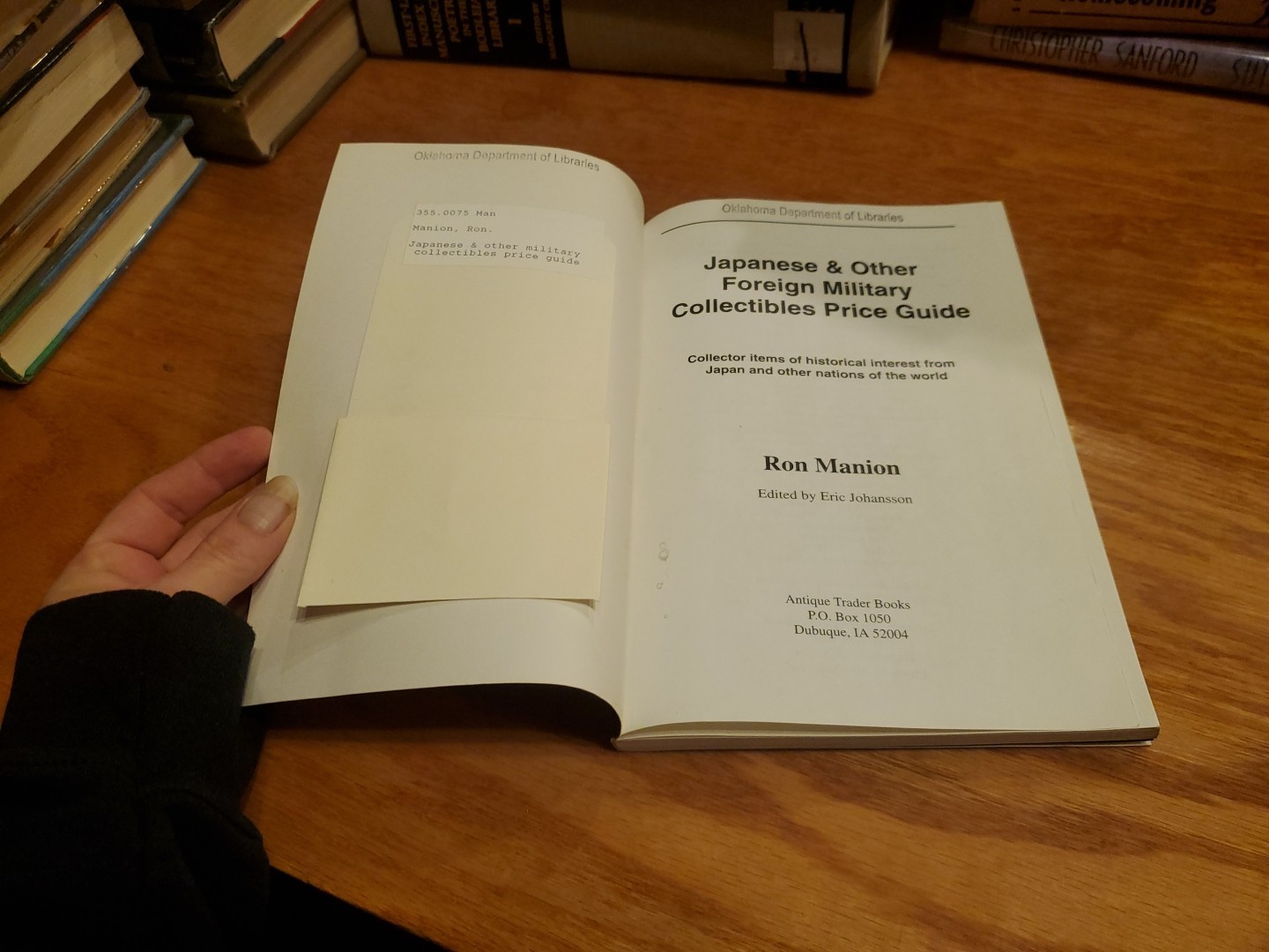 JAPANESE & OTHER FOREIGN MILITARY COLLECTIBLES PRICE GUIDE by Manion 1996 PB