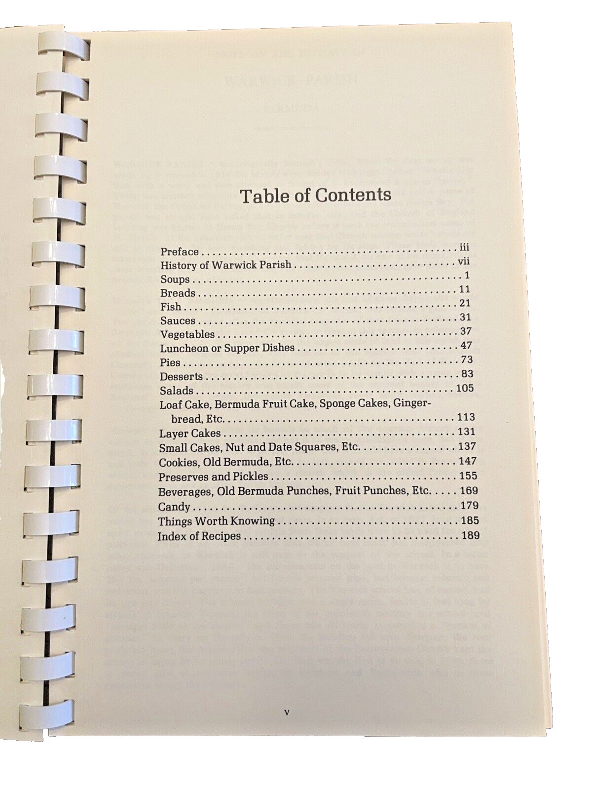 Cookbook Bermuda’s Best 700 Recipes 13th Edition Warwick Parish Book 1986 Vtg