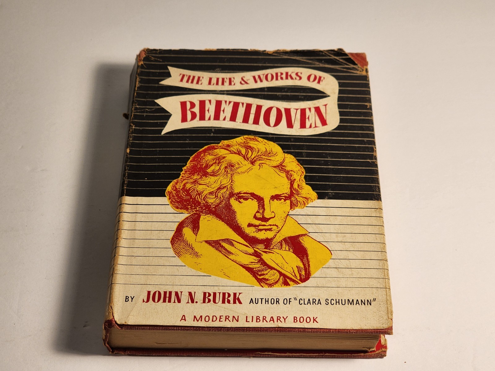 John N. Burk THE LIFE AND WORKS OF BEETHOVEN Modern Library Hardcover 241