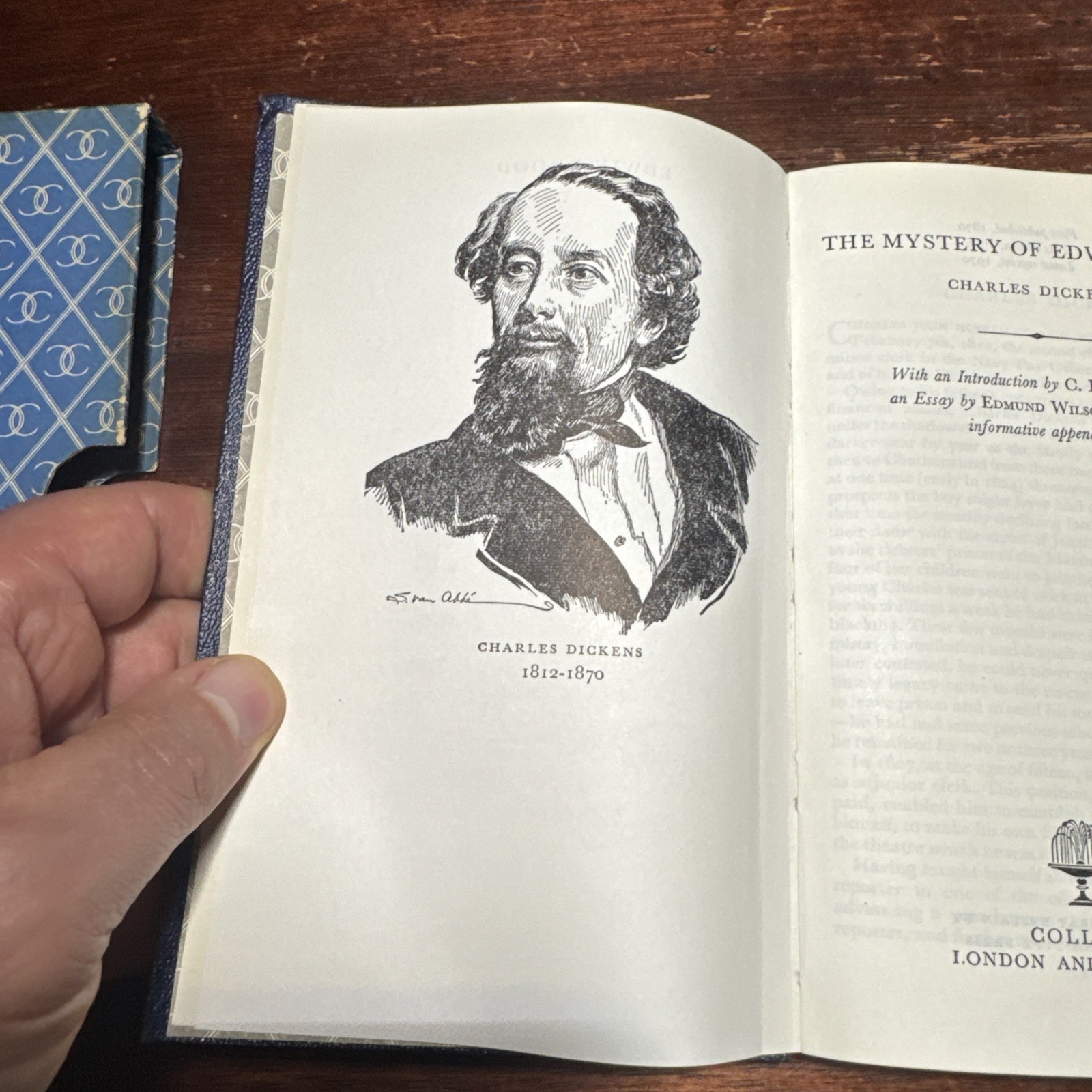 THE MYSTERY OF EDWIN DROOD by Charles Dickens. Collins 1970 Leather Feel. VGC