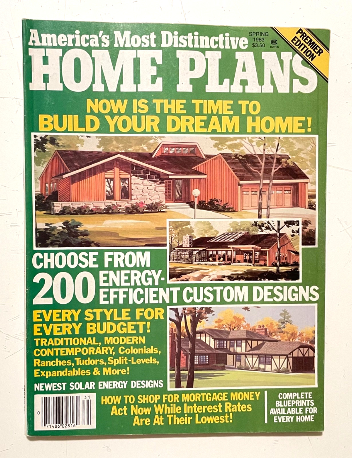 1983 HOME PLANS Vintage 80s Catalog – 200 Designs – Modern Ranch House Plans