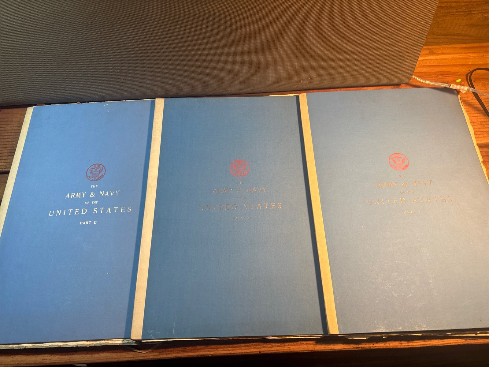 Three folios -The Army and Navy of the United States 1889-1895 -George Barrie