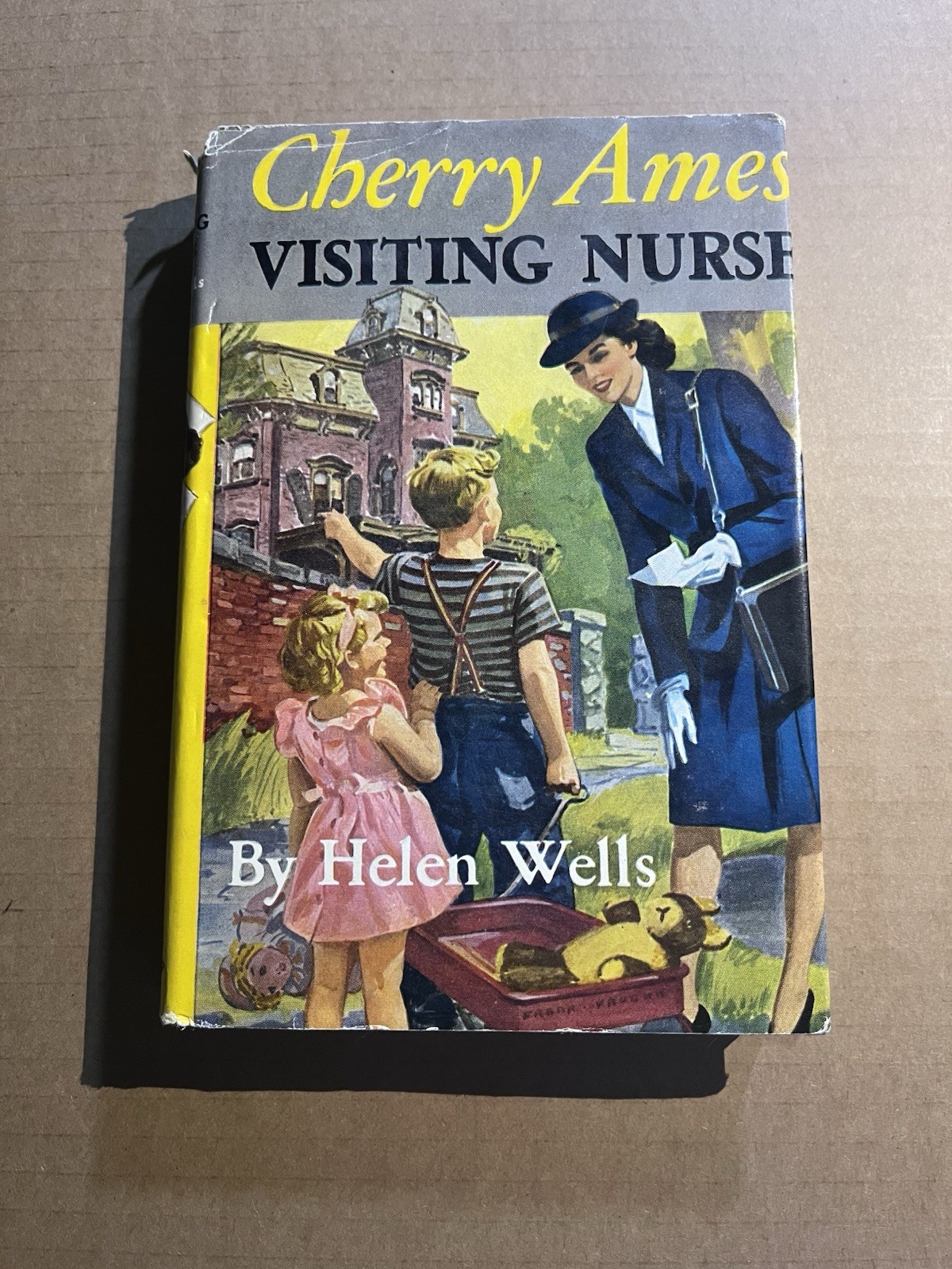 LOT OF 6 vintage CHERRY AMES nurse series hardcover novels 4 with dust jackets