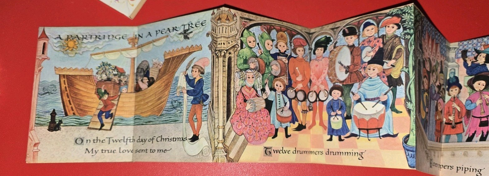 The Friendly Beasts & A Partridge in Pear Tree Christmas Panorama 1966 W/ Sleeve