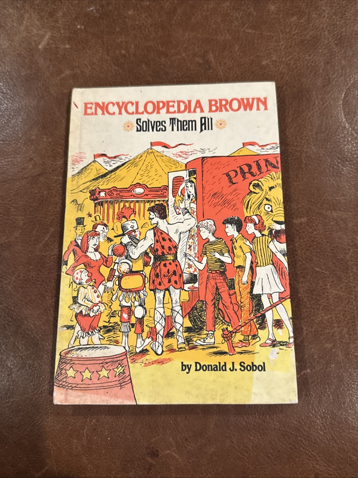 Encyclopedia Brown Solves Them All by Donald J. Sobol Vintage Hardcover