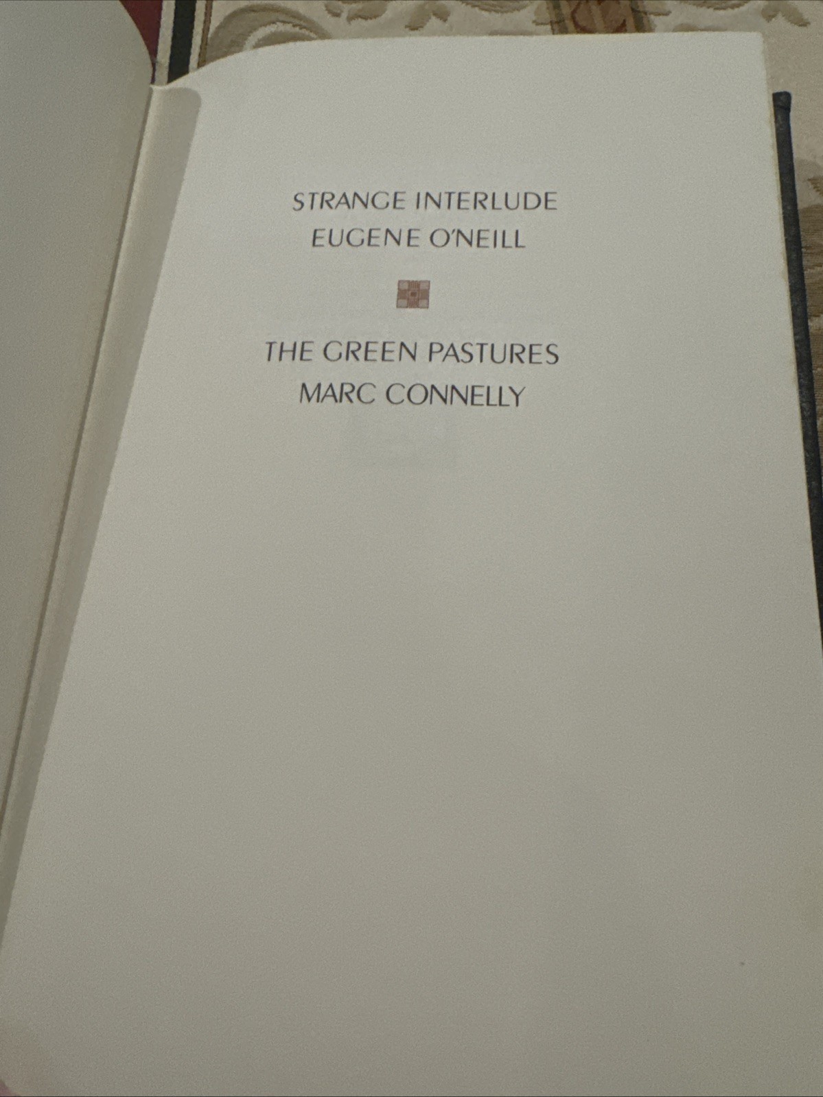 Franklin Library: Strange Interlude & Green Pastures Leather Bound Illustrated