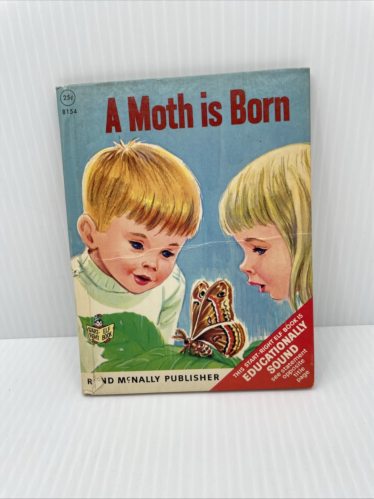A Moth Is Born by Herbert B. Walker Rand McNally 1967 Start-Right Elf Book