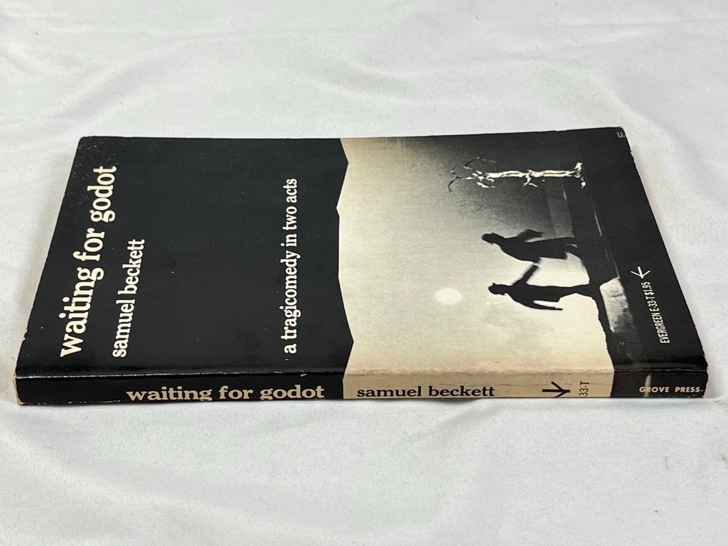 Vintage Samuel Beckett WAITING FOR GODOT Evergreen Grove Press 1954 PB