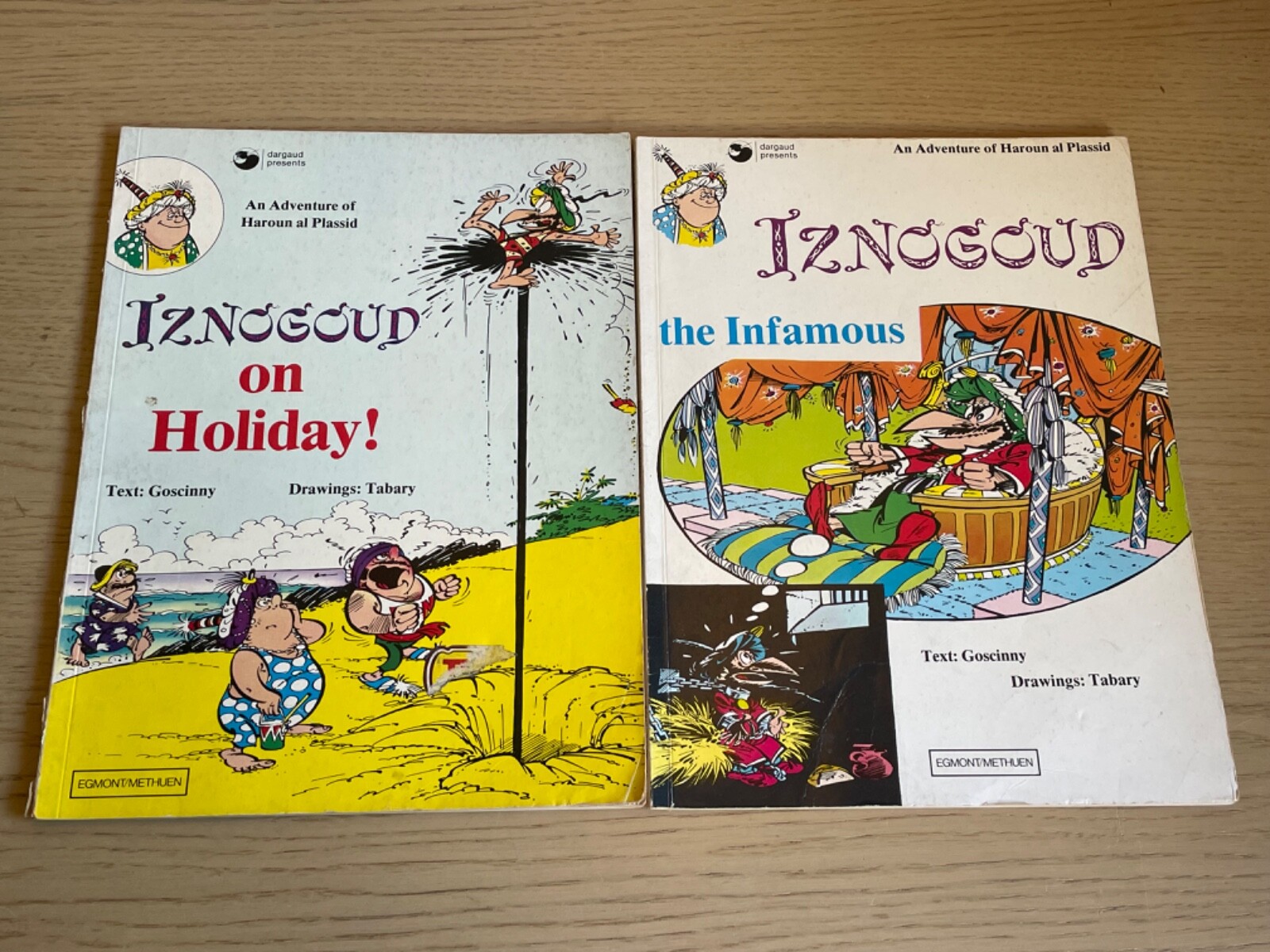 Goscinny, Tabary IZNOGOUD ON HOLIDAY, THE INFAMOUS pb 1977 Egmont/Methuen