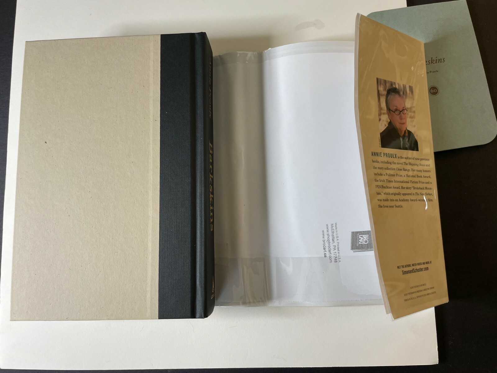 #signed E. Annie Proulx: Barkskins, slipcased, signed 1st Indiespen slipcased