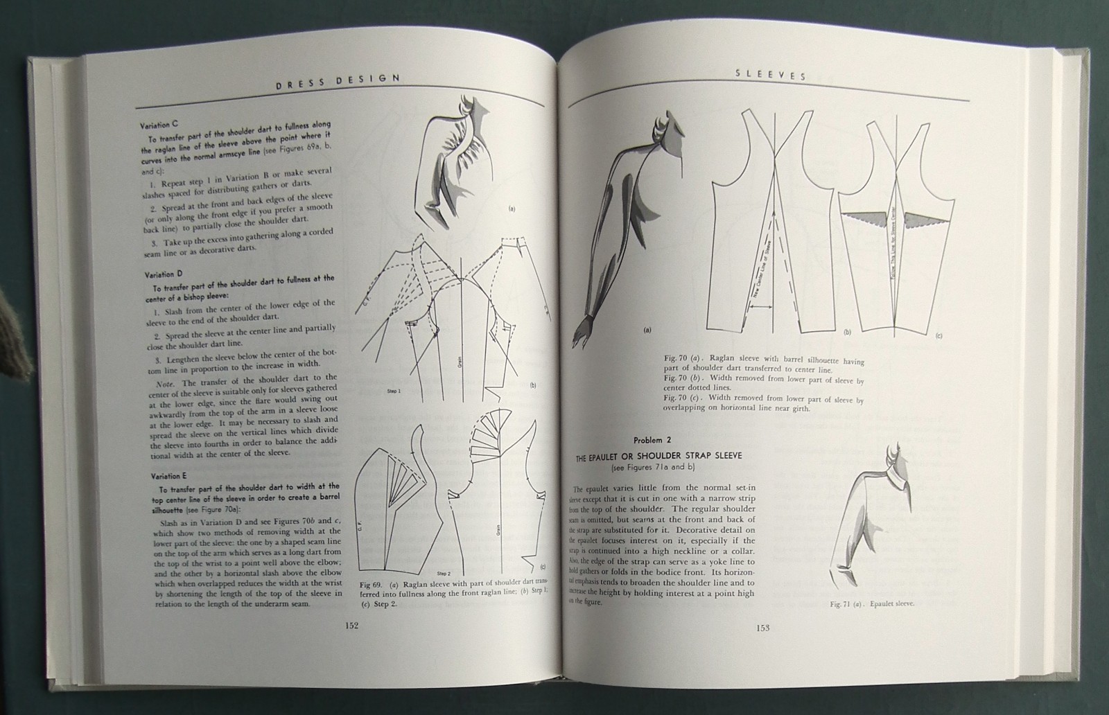 Dress Design Draping & Flat Pattern Making vintage 1940s dressmaking sewing book