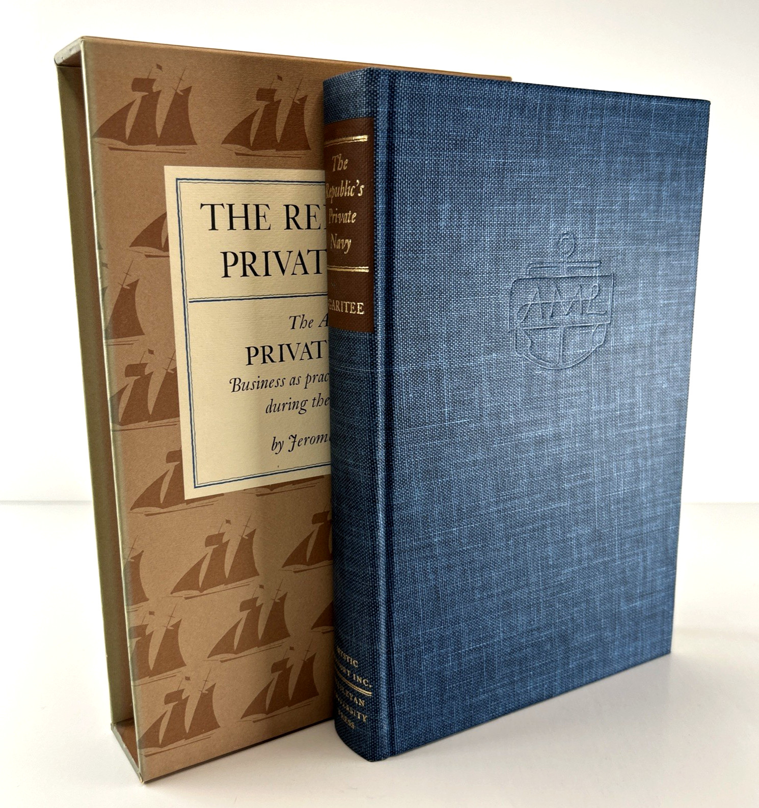 The Republic’s Private Navy – Jerome Garitee – First Ed. SIGNED in Slipcase