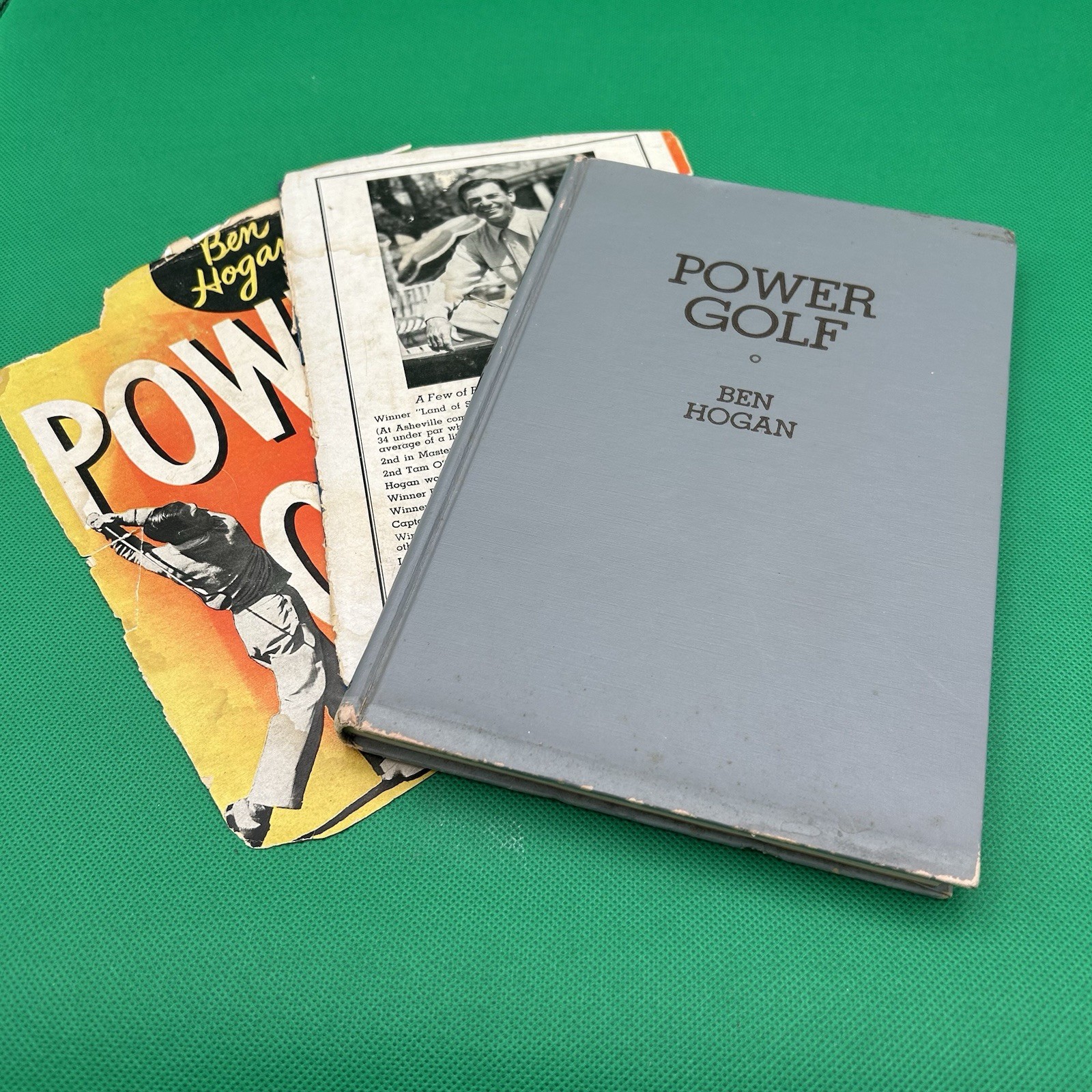 Power Golf by Ben Hogan Golf History Collectible Book HB Hardback 1948 12th