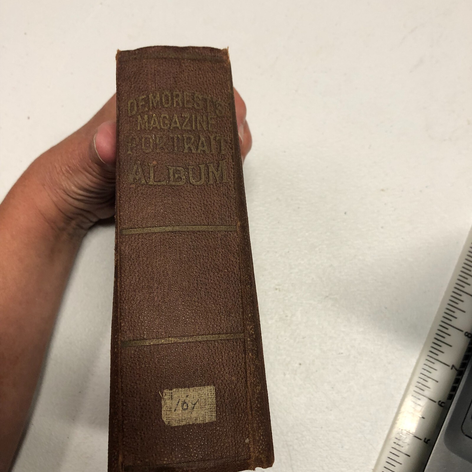 Vintage HC book, Demorest’s Magazine Portrait Album, circa late 1800s