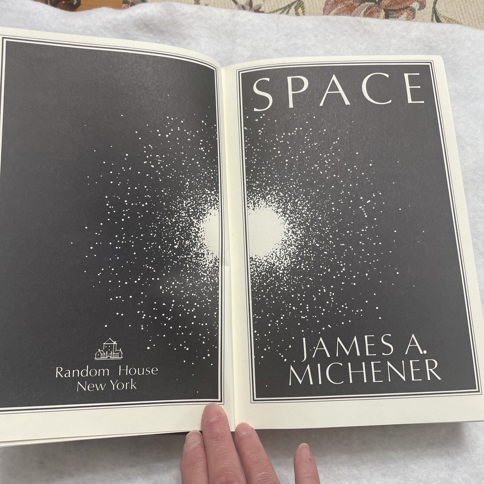 James Michener: Space. First Edition. 1982