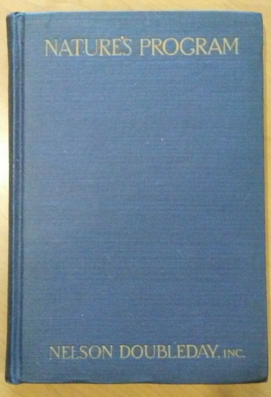 1926 Nature’s Program Book Nelson Doubleday, Inc