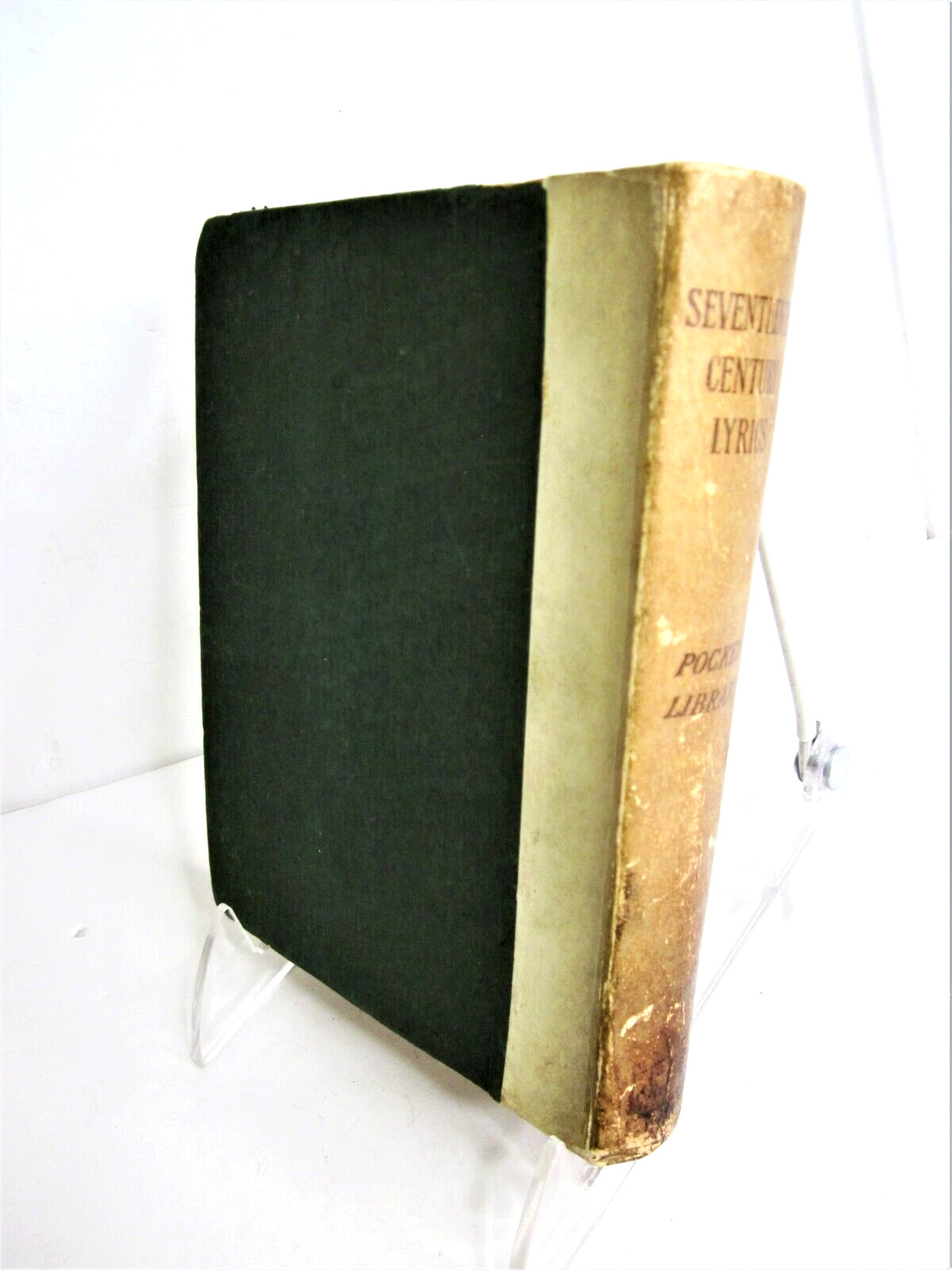 „Seventeenth Century Lyrics“ Edited by George Saintsbury 326 pgs HC 5 3/4″