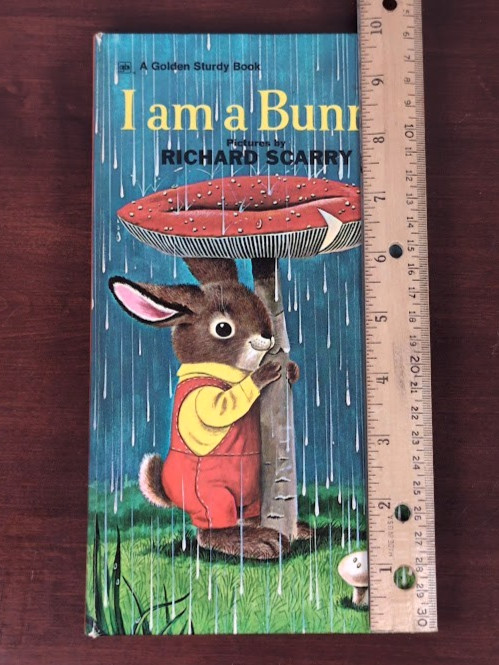 VTG 1963 I Am A Bunny by Ole Risom & Richard Scarry A Golden Sturdy Board Book