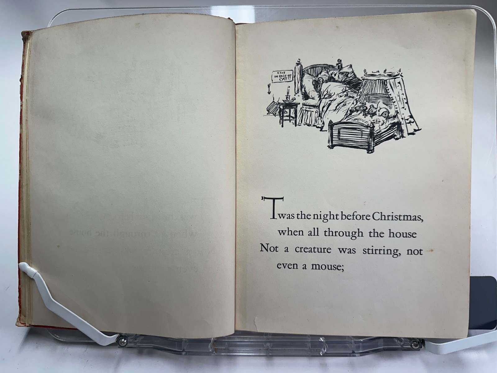 The Night Before Christmas 1937 HC 1st ed Signed by Reginald Birch (Illustrator)