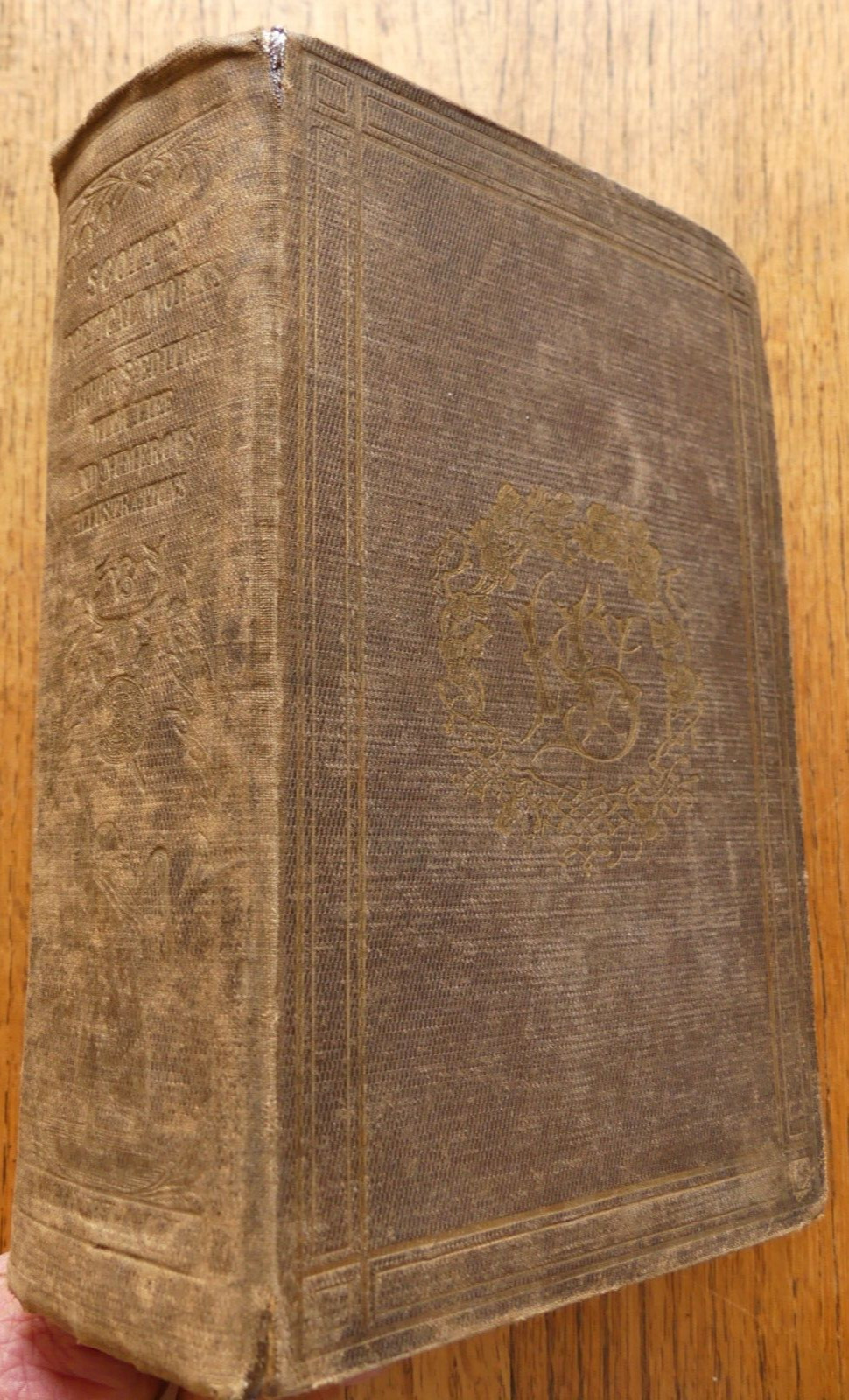 Poetical Works of Sir Walter Scott 1853 Nice Engravings and Memoir Lady of L