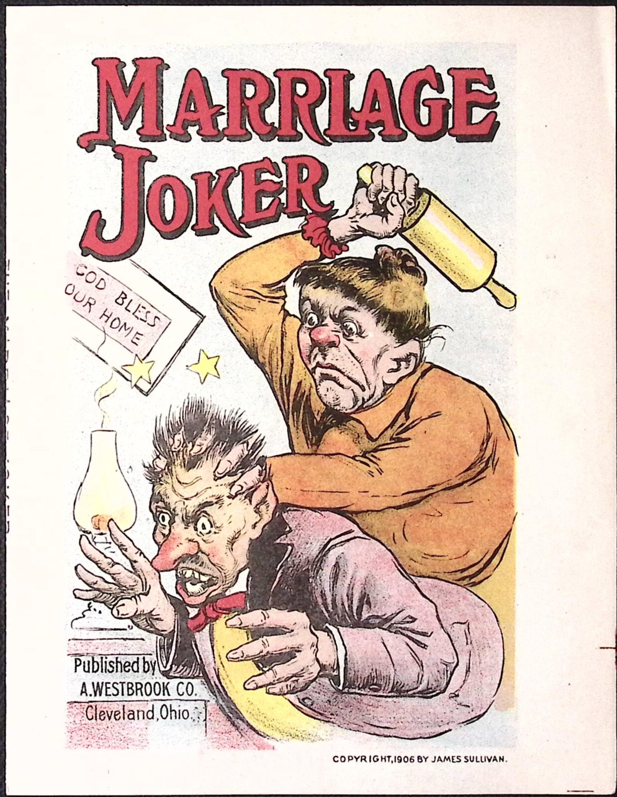 Marriage Joker Illustrated DUST JACKET ONLY Hart Series Arthur Westbrook NO BOOK
