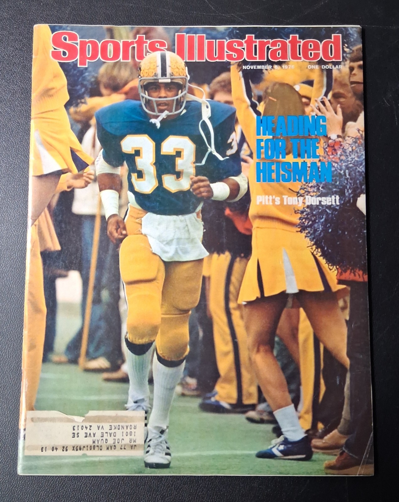 Sports Illustrated November 8, 1976 Tony Dorsett Heisman Pittsburgh John McEnroe