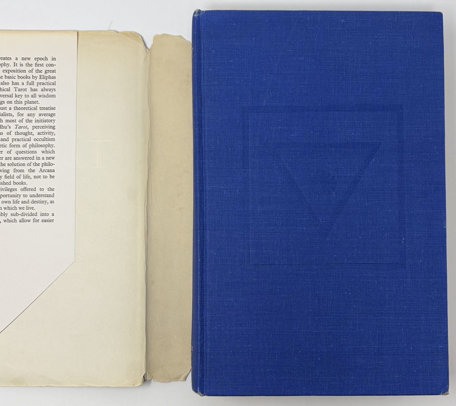 THE TAROT Mouni Sadhu 1968 Hardcover Book Hermetic Occult Philosophy Acceptable