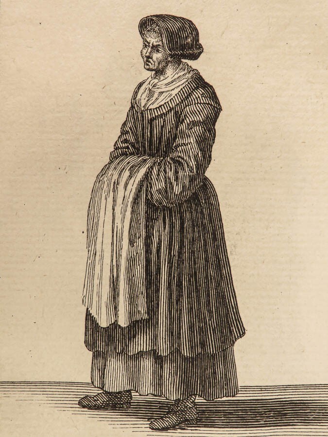 1720 PICART Fashion Engravings Swedish Dresses Holland Costumes Clothing RARE