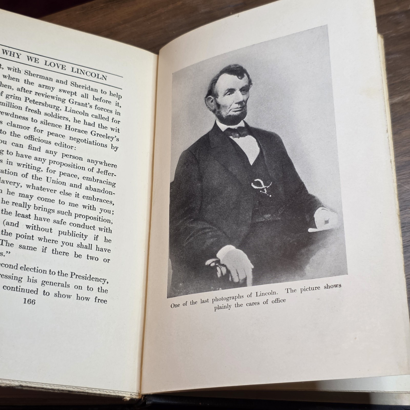 1909 Why We Love Lincoln James Creelman First Edition Antique Hardcover Book