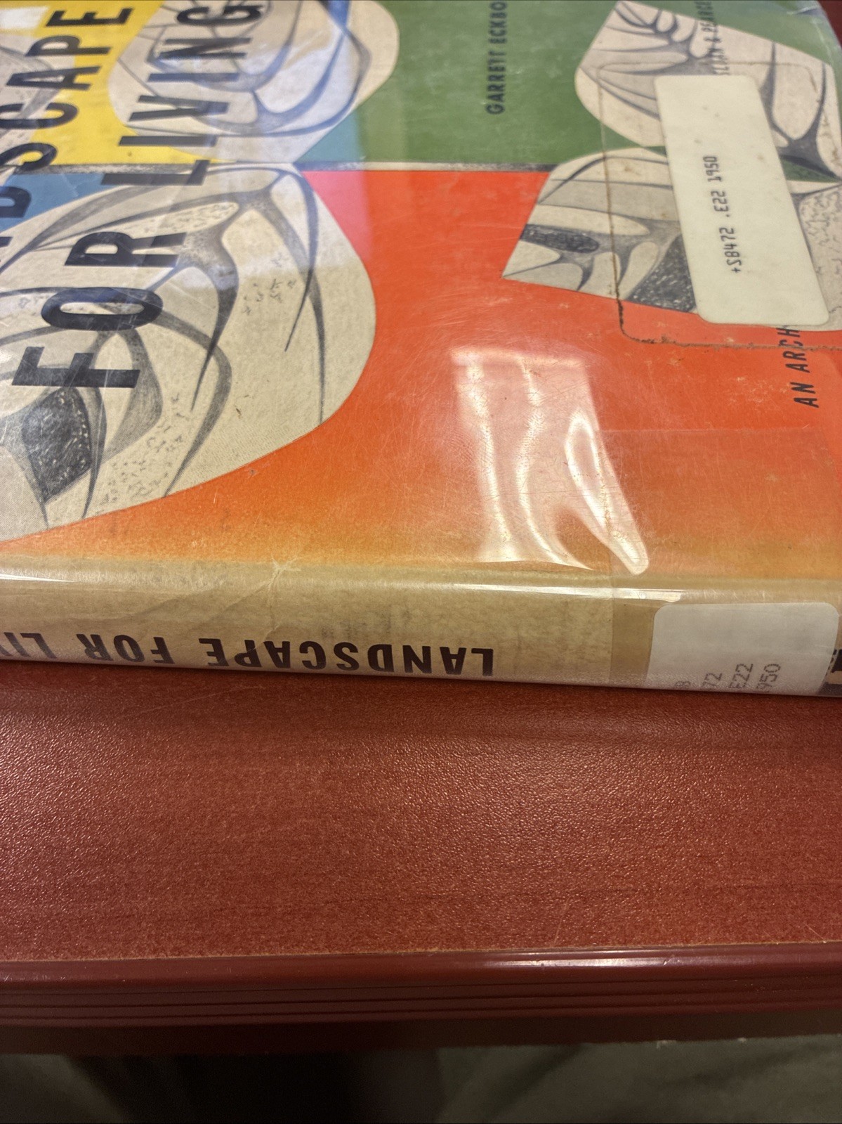 Landscape for Living, Garrett Eckbo 1950 1st Edition Modernist design HC/DJ