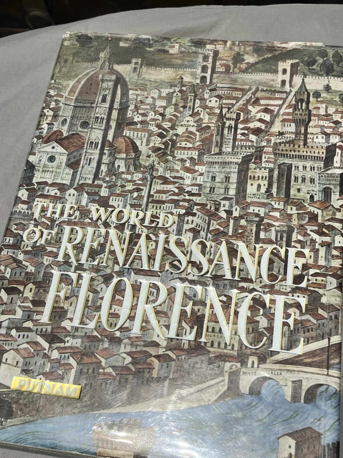 The World of Renaissance Florence Book 1968 Vintage Putnam Hardcover Art History