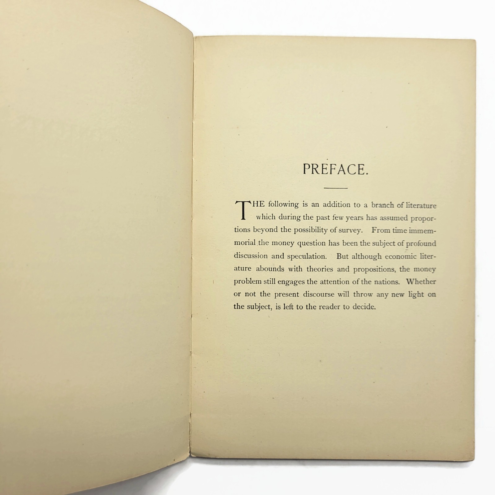 Vintage 1894 A Study of The Money Question Economics History Book Hugo Bilgram