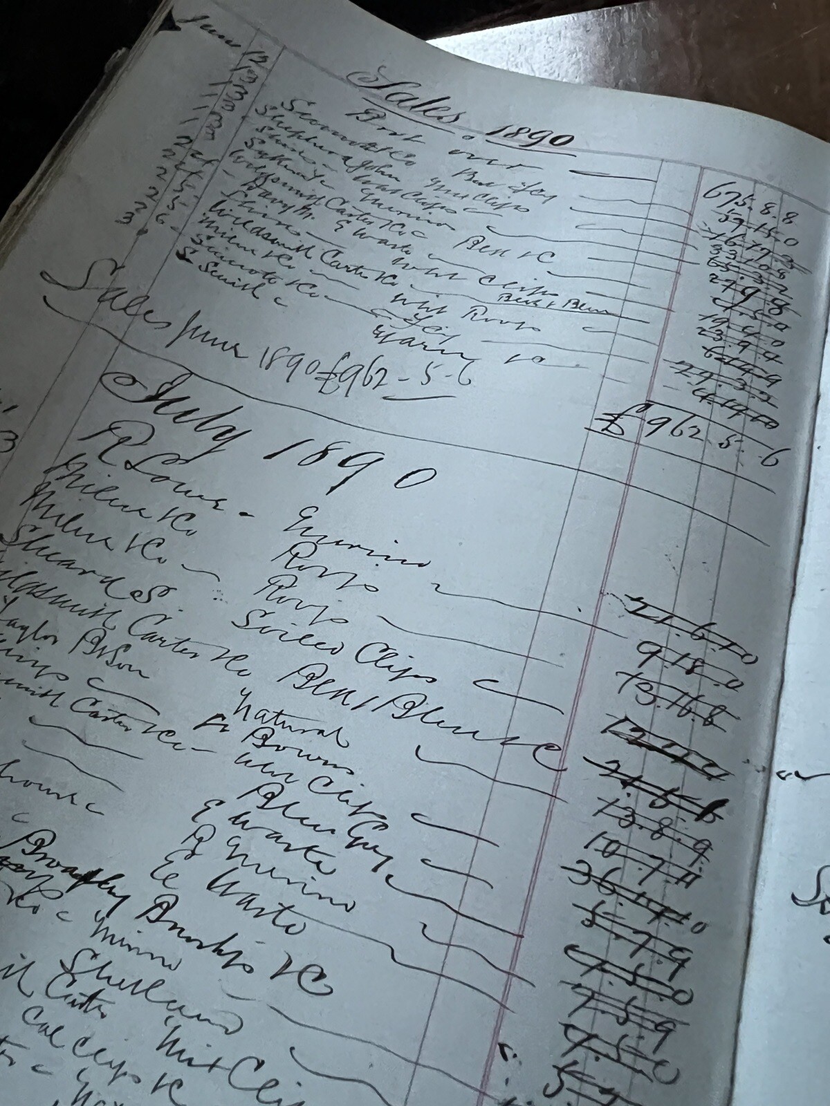 Vintage Ledger Business Book Nottingham Clothing Waste 1884 Hand Written Old