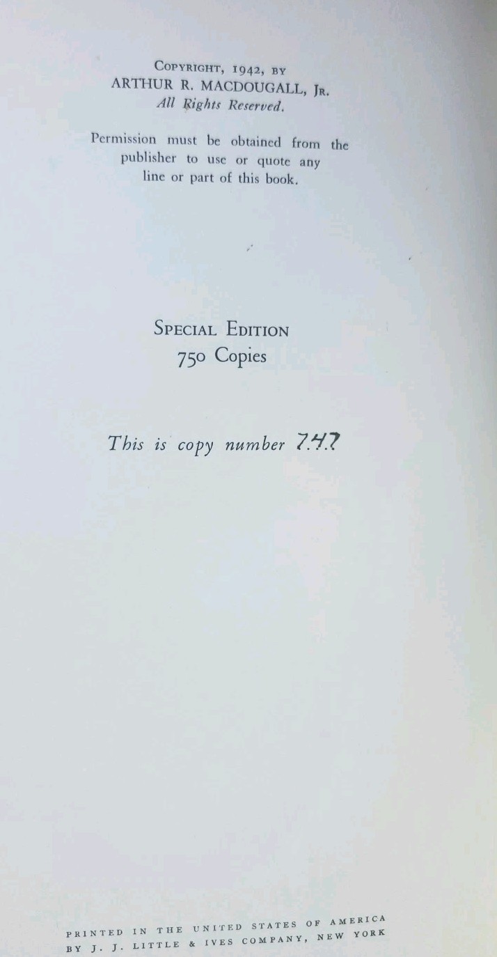 If It Returns with Scars Dud Dean Stories MacDougal Signed Ed /750 Inscribed