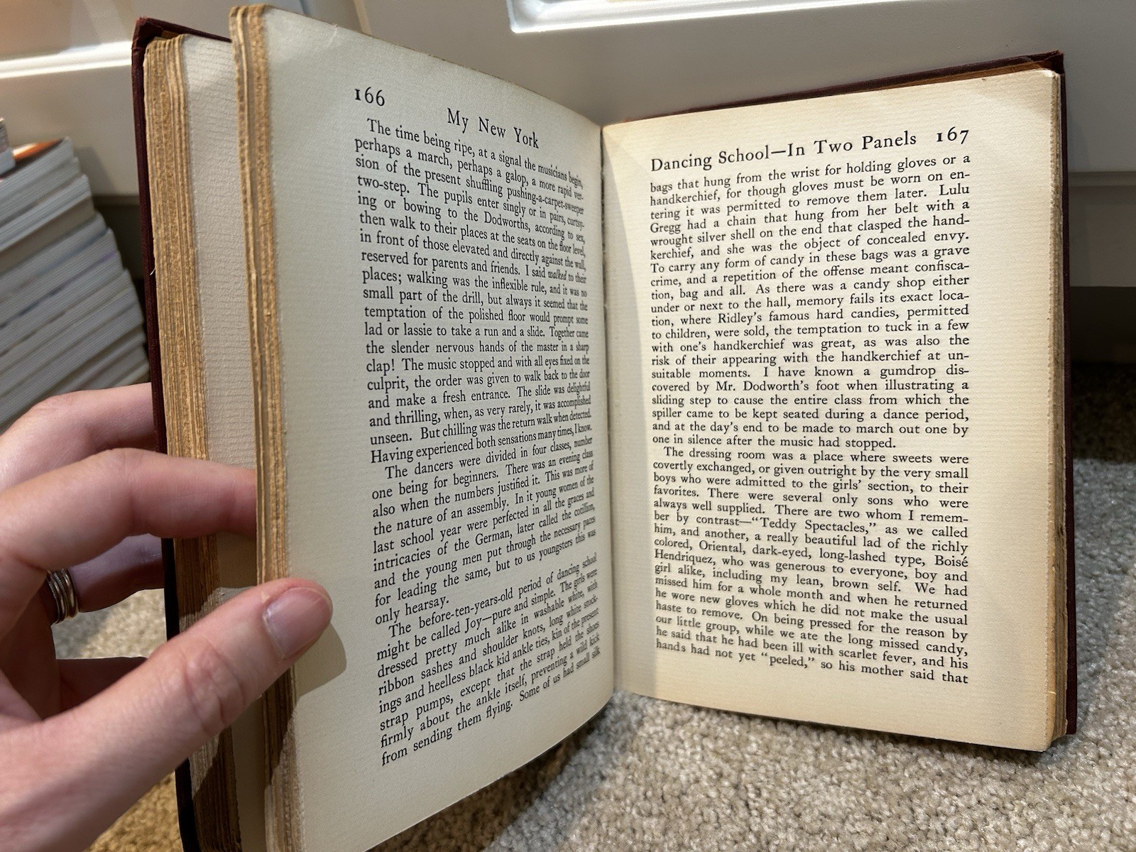 My New York Mabel Osgood Wright – 1st Ed. 1926 – Manhattan New York City VTG