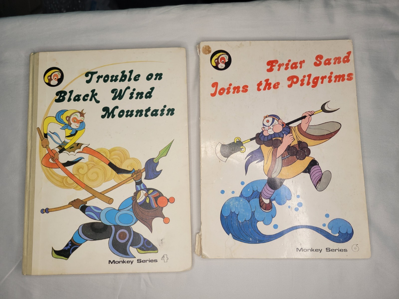 Two (2) Monkey Series Books First Edition 1985 – READ DESCRIPTION