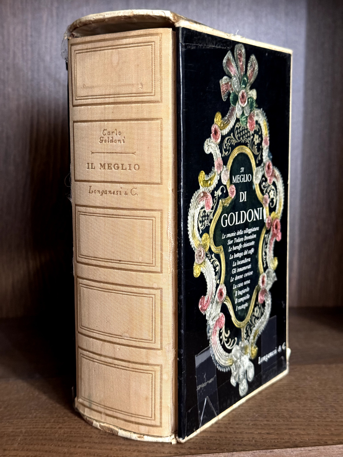 IL MEGLIO by Carlo Goldoni ITALIAN Fine & Rare ClothBound Slipcased BEAUTIFUL!