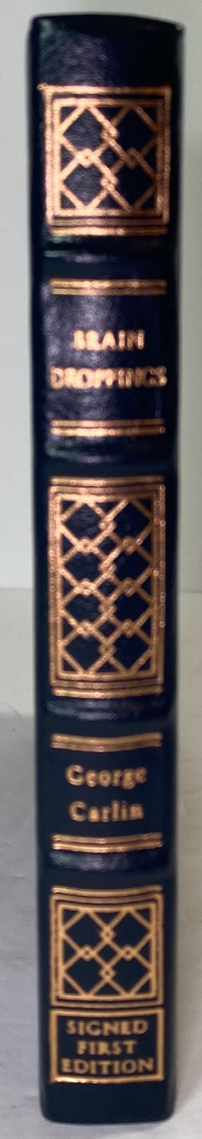 Brain Droppings by George Carlin, Easton Press Signed First Edition, 1997 w/ COA