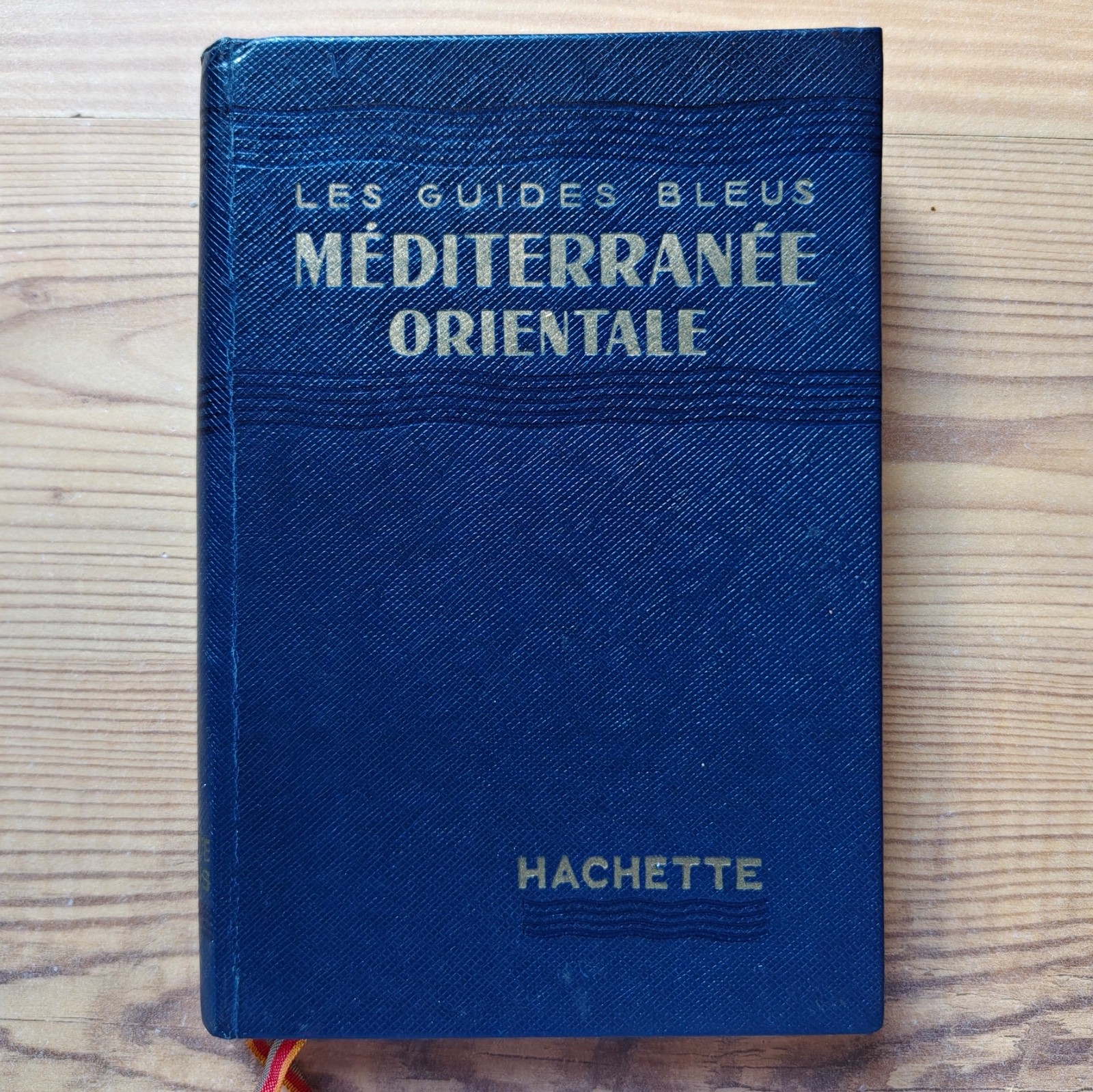 Vtg Les Guides Bleus Mediteranee Orientale Guide Book 1953 Hachette Hardcover