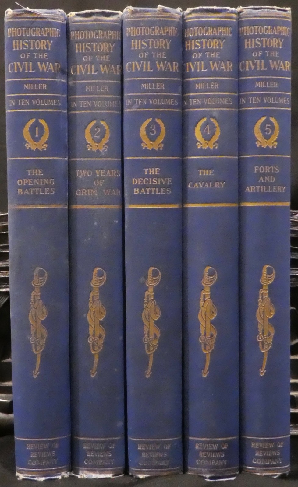 The Photographic History of the Civil Way. Semi-Centennial Memorial. 10 Vols.