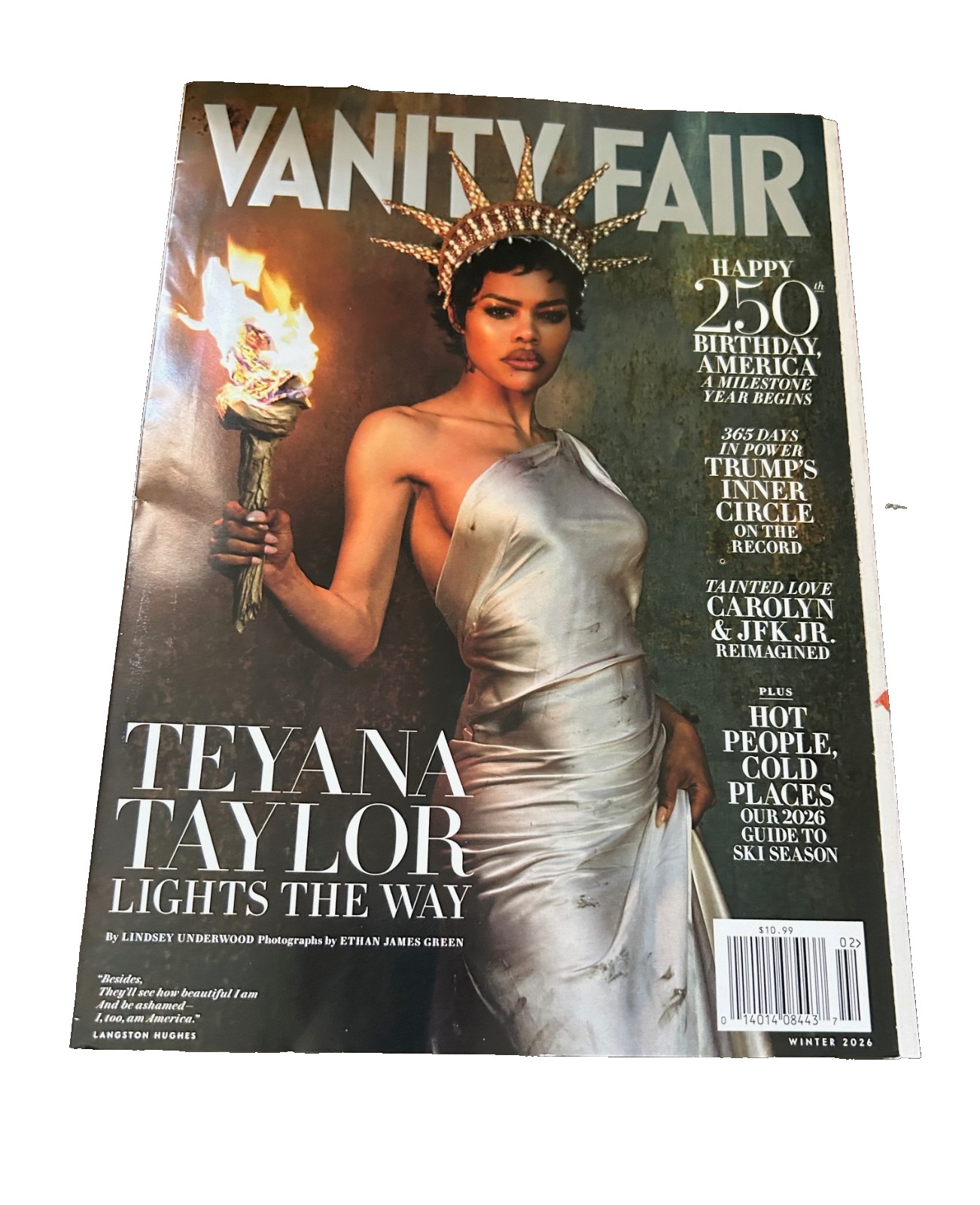 VANITYFAIR MAGAZINE-WINTER 2026-TRUMP’s WHITE HOUSE -TEYANA TAYLOR-Brand New