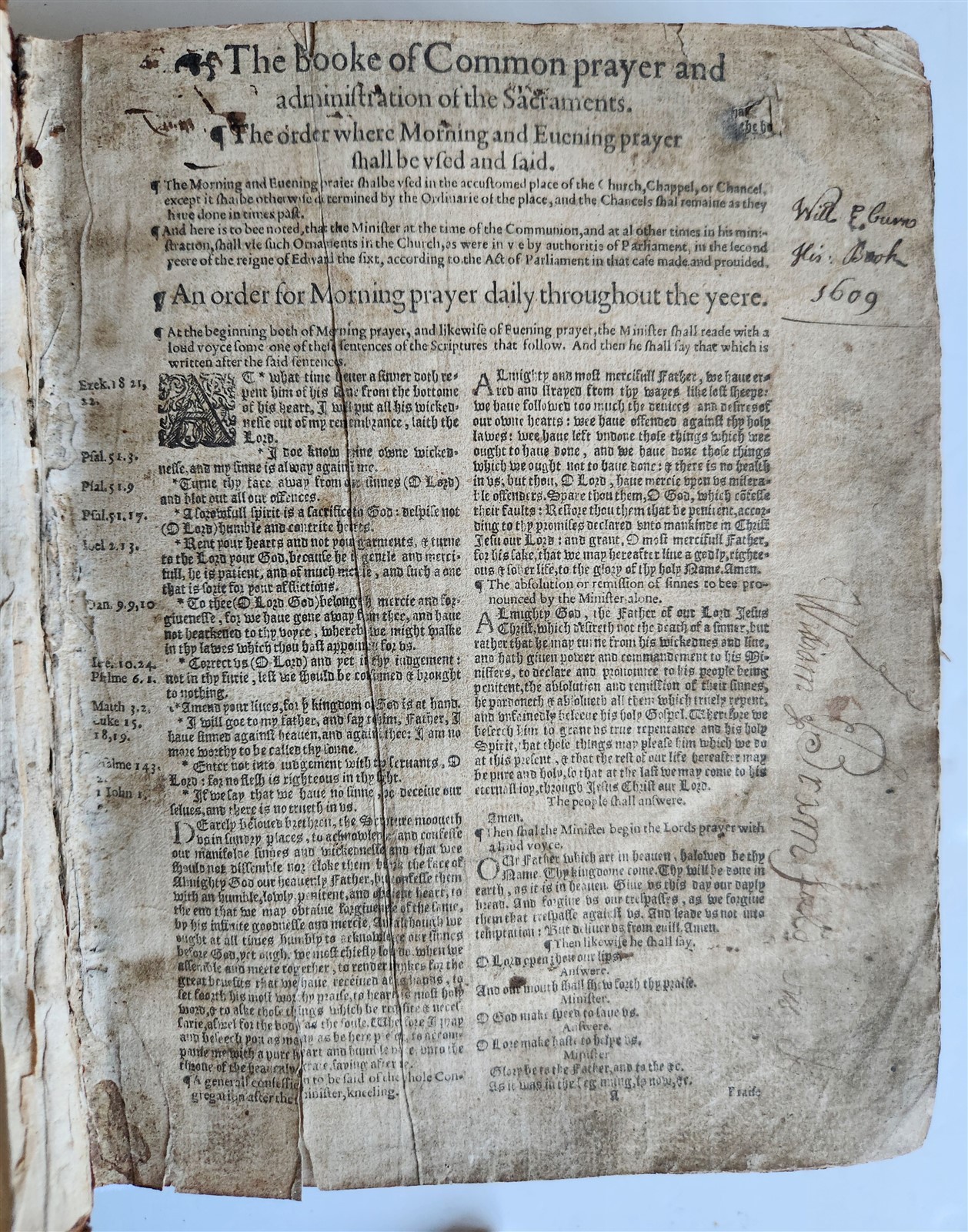 1607 BIBLE in ENGLISH antique GENEVA OLD & NEW TESTAMENT by Robert Barker