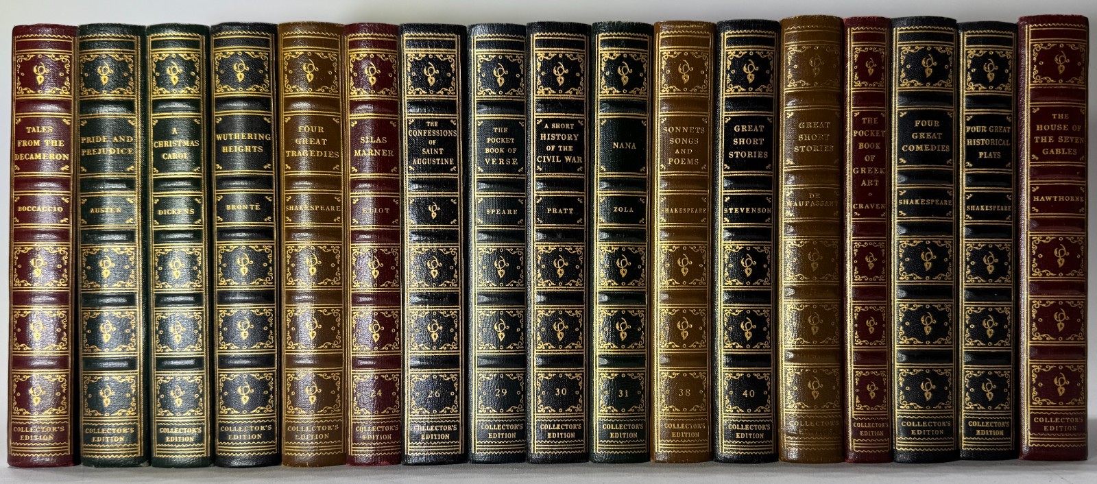 17 Pocket Books Collector’s Edition HC Classics Shakespeare Austen Dickens
