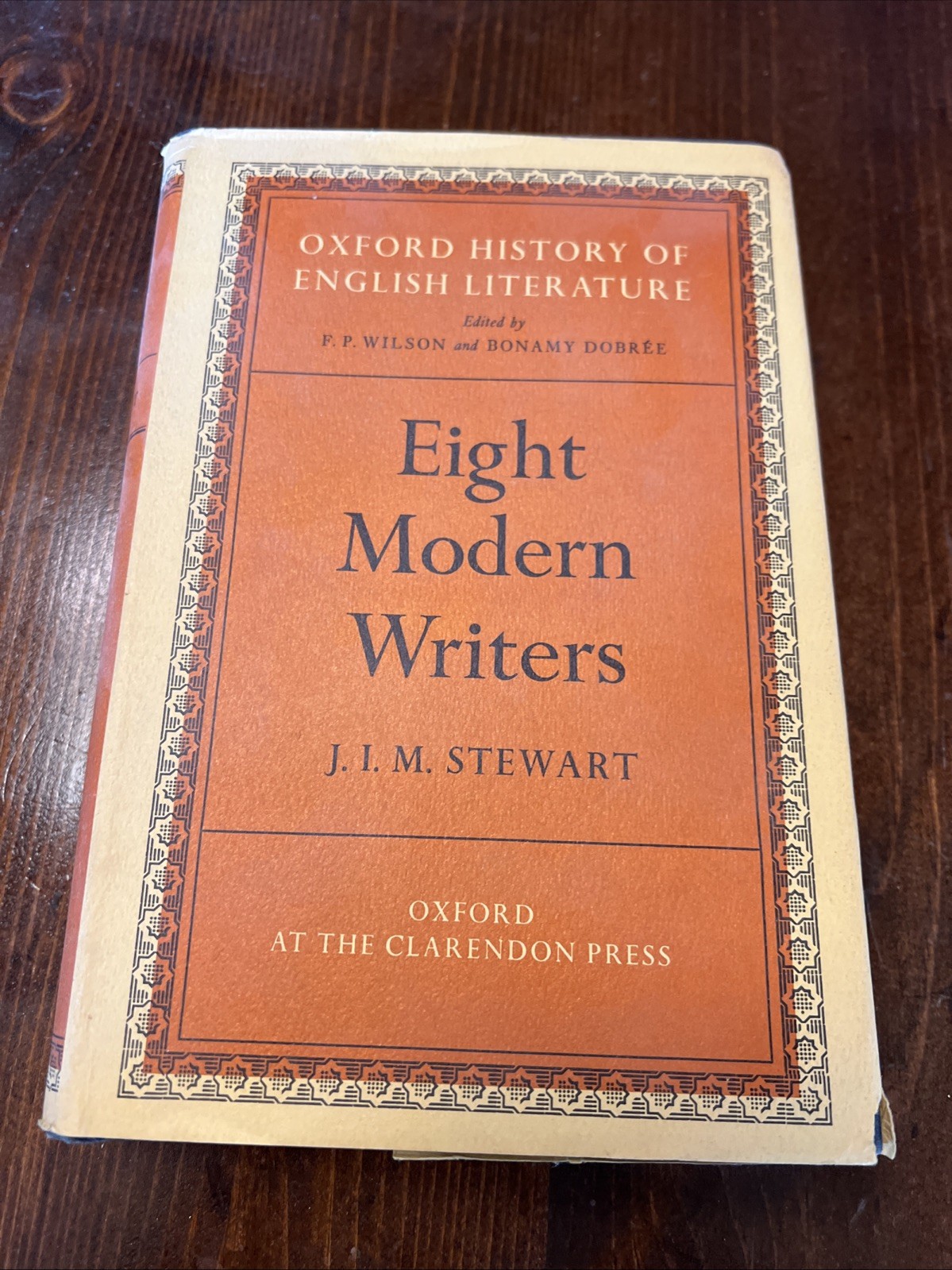 Eight Modern Writers by J I M Stewart Dj VG HC 1963 Oxford History English Liter