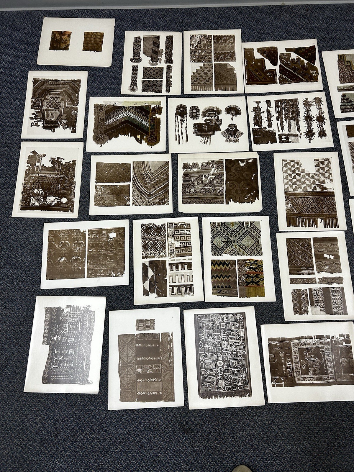 Peruvian Textiles By H.C. Perleberg Set Of 40 Plates Complete 1920 Scarce